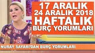 Download TÜm BurÇ Yorumlari / 17-24 Aralık 2018 / Nuray Sayarı Haftalık Burç Yorumları Video MP3 TÜm BurÇ Yorumlari / 17-24 Aralık 2018 / Nuray Sayarı Haftalık Burç Yorumları