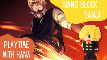 How to build Nano Block Bricks "Sanji" from One Piece || Entertainment and Educational Video