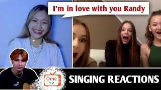 Dikira mas mas biasa begitu aku nyanyi dia langsung terpana | SINGING REACTIONS Ometv