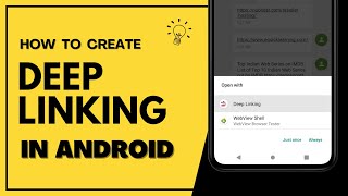 How to open app after clicking on link in android studio - deep linking in android studio screenshot 3