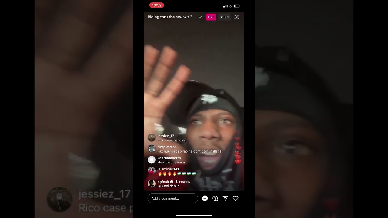 PGF Nuk Opp Hunting on IG Live 😱😂🥷
