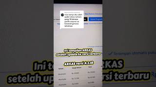 solusi data hilang, grafik tidak sesuai setelah perbarui ARKAS ke versi terbaru, versi 4.2.18 #arkas