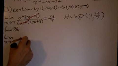 Rational Function Summary Part 5