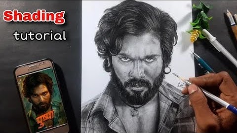 How to Draw  Pushpa first look drawing || Alluarjun Pushpa realisticDrawing with pencil sketch