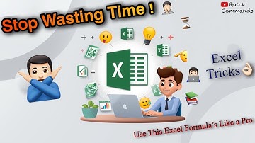 Excel Formulas You MUST Know to Save Hours ⏳ | Quick Commands