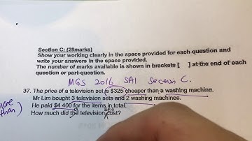 MGS P4 More than 2 identities 2016 SA1 Section C Q37