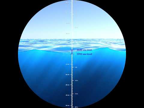 Nasa allows us to observe how far our oceans rose between 1993 and 2022