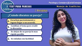 TEST para PAREJAS ( Manejo de Conflictos )