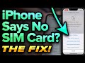 My iPhone Says No SIM Card! Here&#39;s The Fix.
