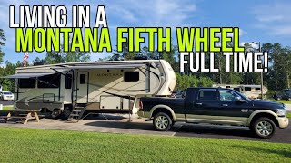 Living in a Montana Fifth Wheel RV Full Time! Montana 3121RL
