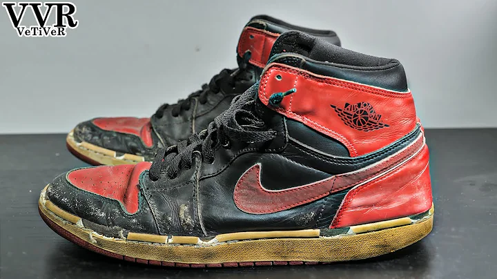 'NIKE' 'Air Jordan 1 Bred' OG - Make Swoosh, Sole Swap, Dye - VeTiVeR - DayDayNews