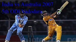 India vs Australia 2007 5th ODI Vadodara screenshot 5