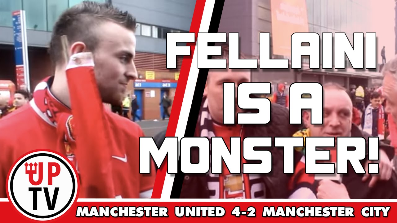 Marouane Fellaini is a monster! | Man United 4 Man City 2 mufc news