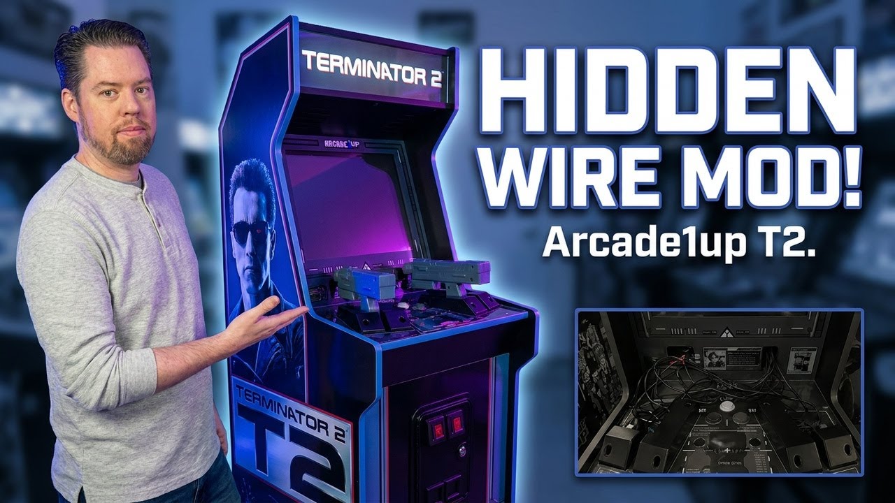 Custom Cable Mod Plugs For Arcade1Up Terminator 2 Cabinet – USA Made