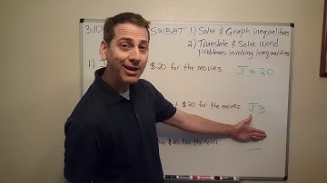 3.10 Inequalities Part 1 of 4