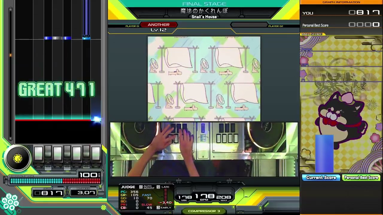 beatmania IIDX】魔法のかくれんぼ SPA FC / Snail's House - YouTube