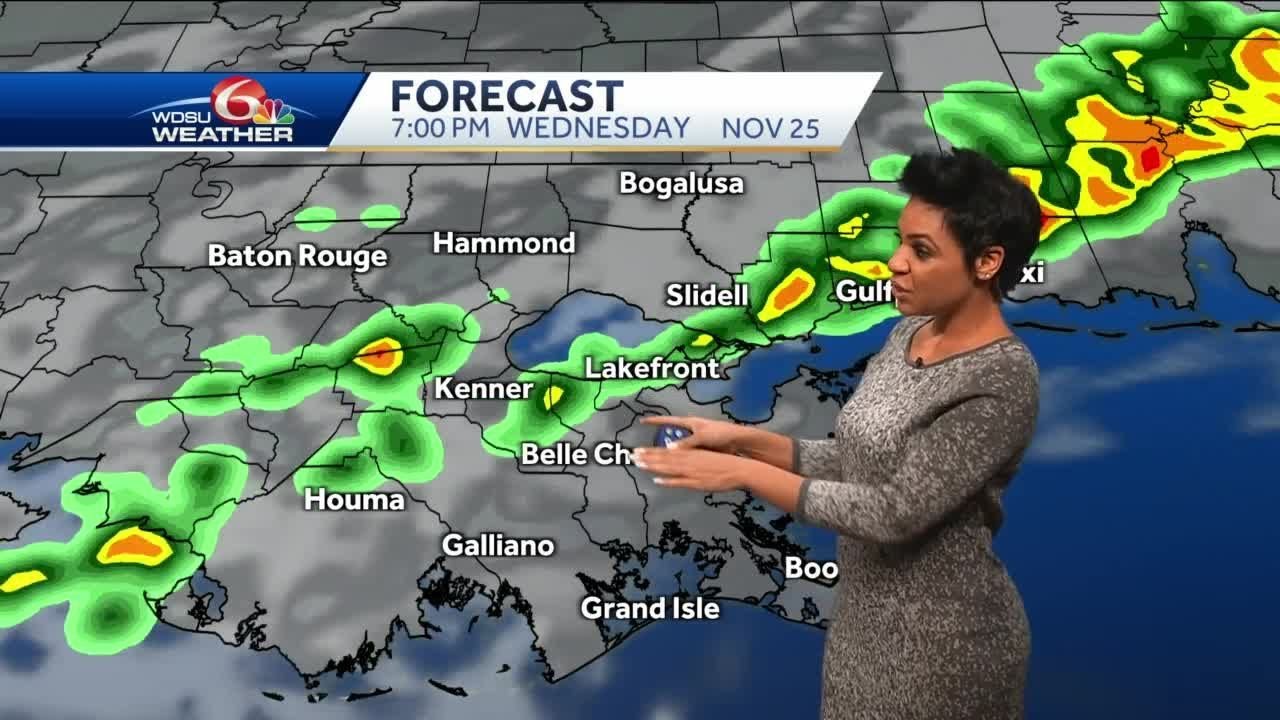 Mild with increasing clouds, Scattered storms Wednesday - YouTube