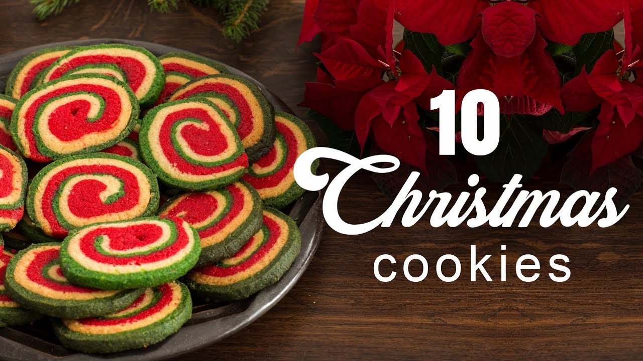 10 Christmas Cookies Youtube