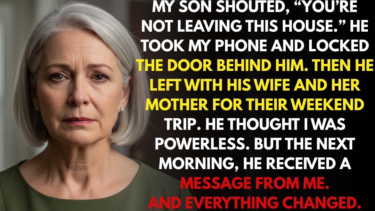 He Left Me Locked Inside — I Proved Him Wrong