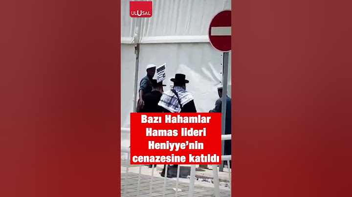 Bazı hahamlar Hamas lideri Heniyye'nin cenazesine katıldı #shorts #filistin #hamas