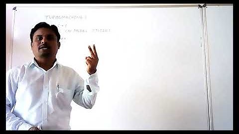 TURBOMACHINES, MODULE-1