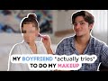 My Boyfriend *ACTUALLY TRIES* To Do My Makeup