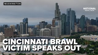 Victim speaks out after downtown Cincinnati brawl