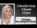 3 Favorite Grays: 3 Brands 3 Styles + Unboxing Kushikamana in Roca Margarita Blonde | Wigs