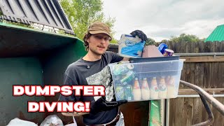 Awesome Dumpster Diving Haul! So Many Drinks & Condiments!