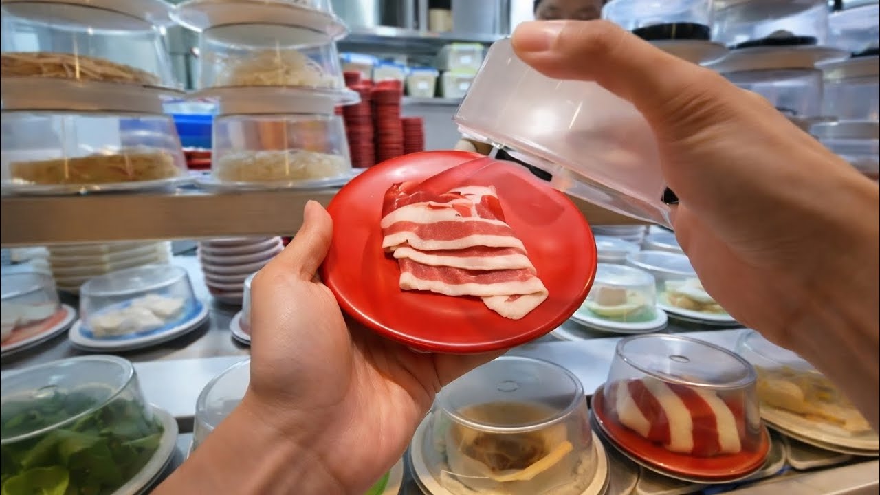 $12.80 Conveyor Belt Hot Pot That Never Stops in Saigon