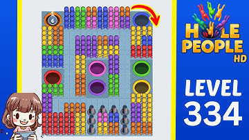 Hole People Level 334 Solution Walkthrough