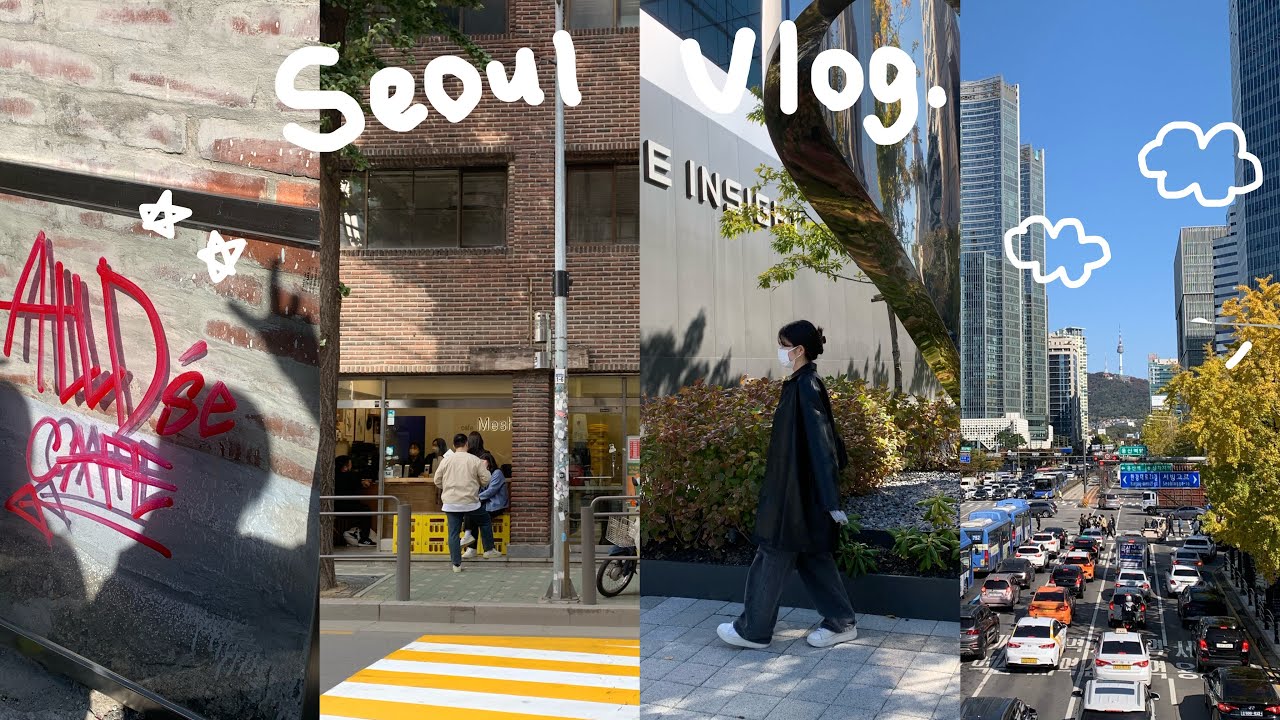 【vlog】3年ぶりの韓国旅行🥹🫶/ひたすら歩いて食べてお買い物の旅💸/念願のHYBE事務所も🤍