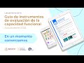 Presentación Guía de instrumentos de evaluación de la capacidad funcional INGER - Actualización 2022