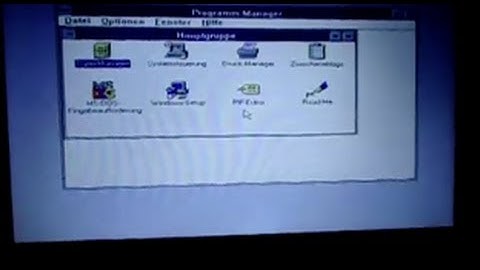 Windows[TM] 3.1 booting on a modern laptop with a single core 2.3 Ghz AMD CPU