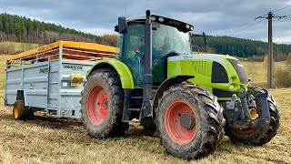 Agro TRAKTOR CLAAS Ares 657ATZ a JOSKIN Betimax, Farming