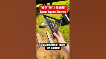 Top 5 Thor’s Hammer Speed Square Throws! 👀 #shorts #top5 #thor #satisfying #asmrsounds #mcu #skill