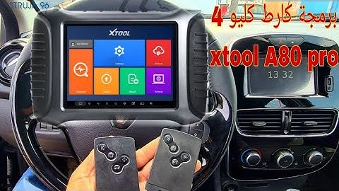 programation carte clio 4 2018 xtool A80 pro