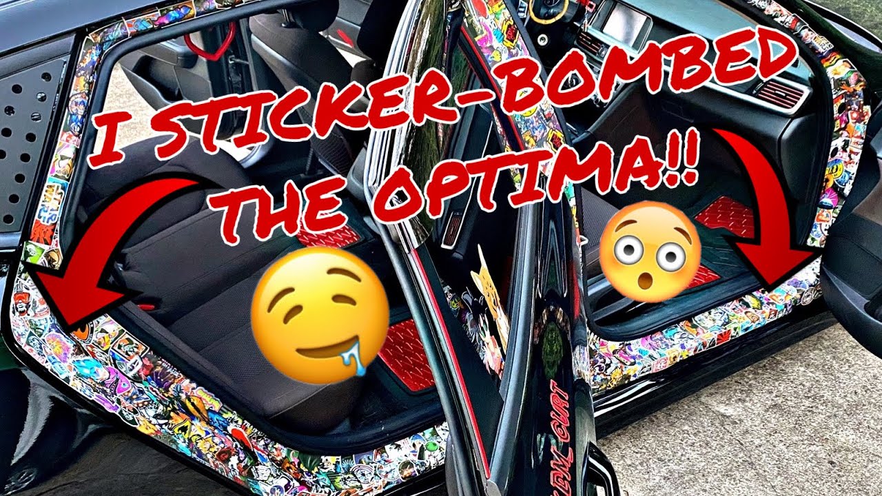 Я закидал Optima наклейками! (Более 1050 наклеек, но вы их не видите?!)