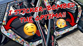 I STICKER-BOMBED the Optima! (1050+ Stickers, but you can't see them?!) screenshot 4