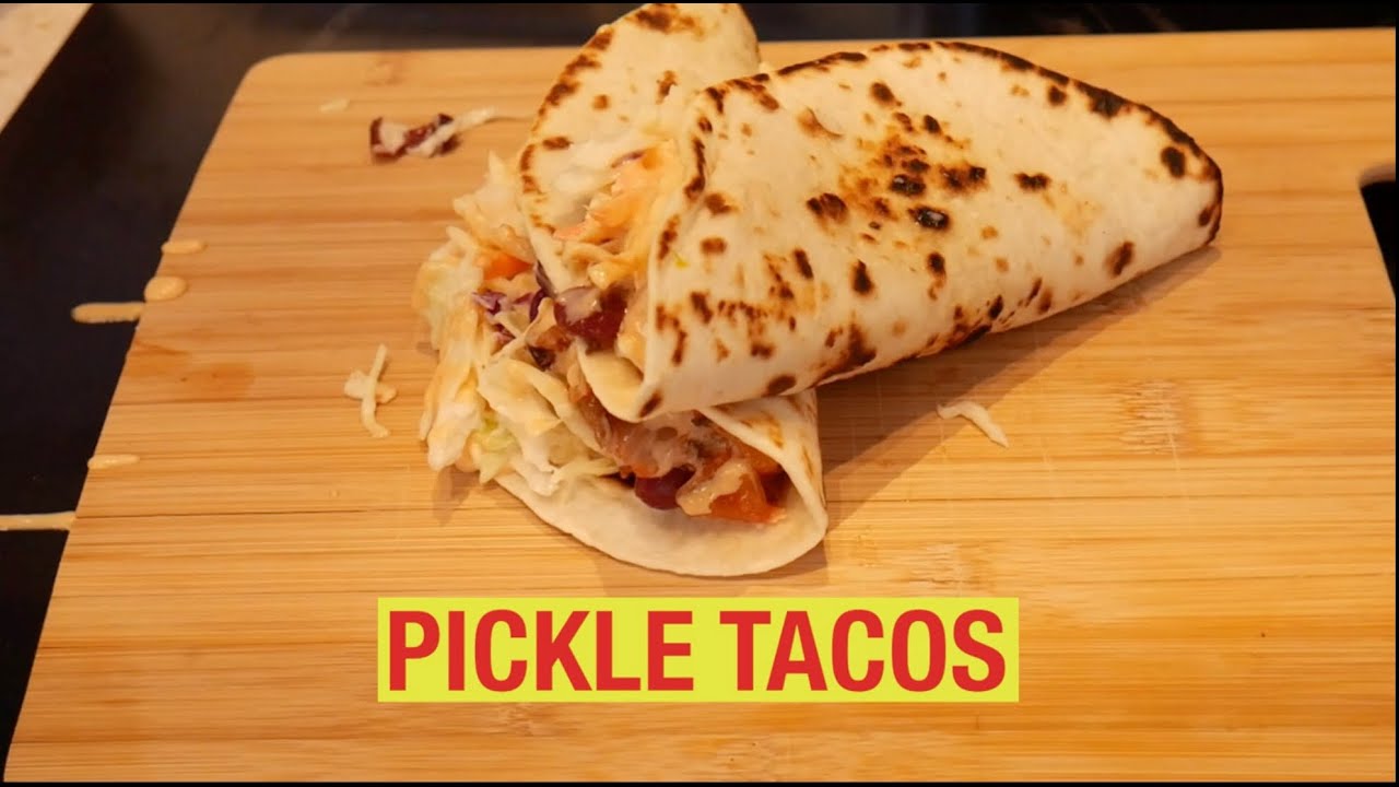 HOW TO MAKE PICKLE TACOS! Cooking Crazy Style With Molly B episode 2