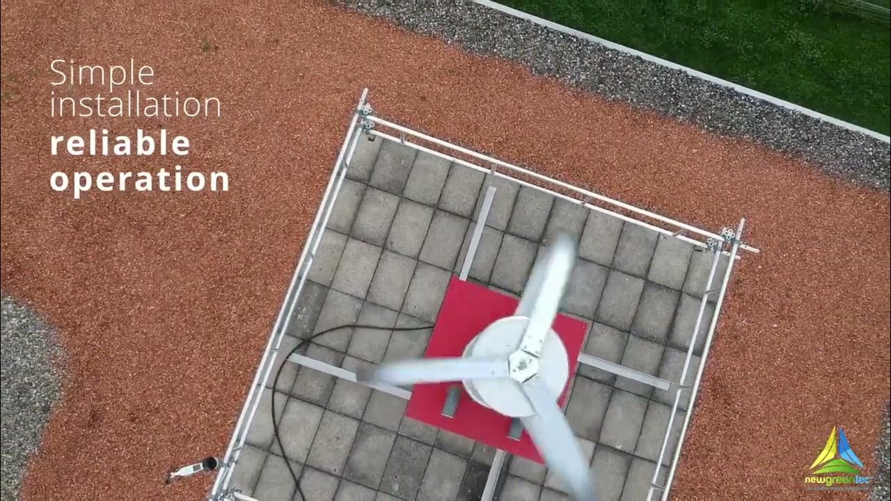 NewGreenTec Energy Tower Hybrid Wind and Solar Energy Generation YouTube