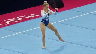 Ruby Evans - GB - Floor - Podium Training - 2022 European Championships