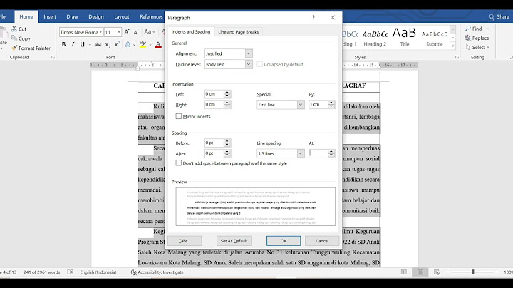 21 Cara Membuat Paragraf di Word untuk Pemula