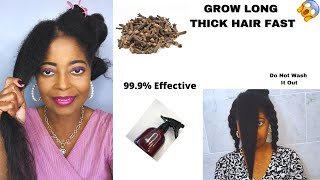 HOW TO USE CLOVES HAIR SPRAY TO GROW THICKER NATURAL HAIR /GROW LONG HAIR FAST screenshot 4
