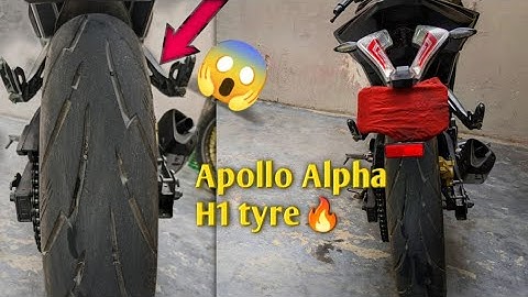 Apollo Alpha H1 tyres installing in Bajaj pulsar RS200. #rs200modification #bajajrs #apollotyres🔥🔥🔥🔥