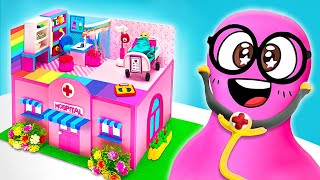 Cómo Hacer el Más Genial Mini Hospital Rosa || ¡FÁCIL DIY! 🏥🩺🏥 Juego de Hospital DIY Para Niños by Super Slick Slime Sam LIVE 35,140 views 8 days ago 31 minutes