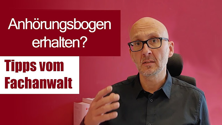 Anhörung im Bußgeldverfahren - Soll ich mich äußern?