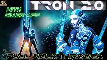 TRON 2.0 (2003) PC│4K/60FPS│FULL WALKTHROUGH│KILLER APP MOD v1.1a│NO COMMENTARY