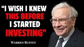 Warren Buffet Give Brutal Advice About Investing