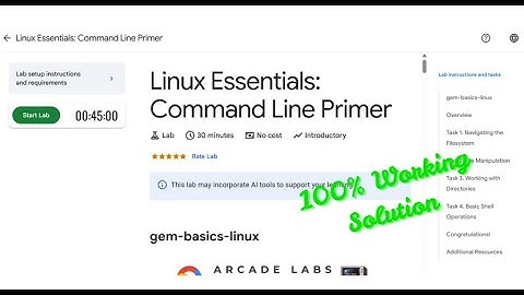 Linux Essentials: Command Line Primer | #qwiklabs | #googlecloudplatform |#arcade | #solution